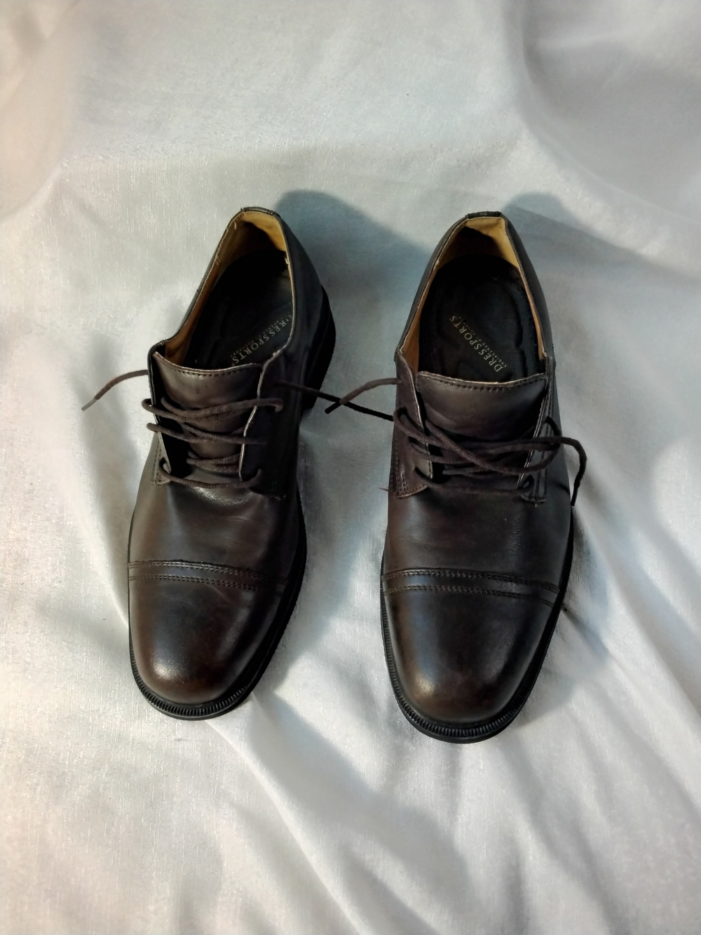 Rockport Dressport Men's Dark Brown Leather Derby Oxfords